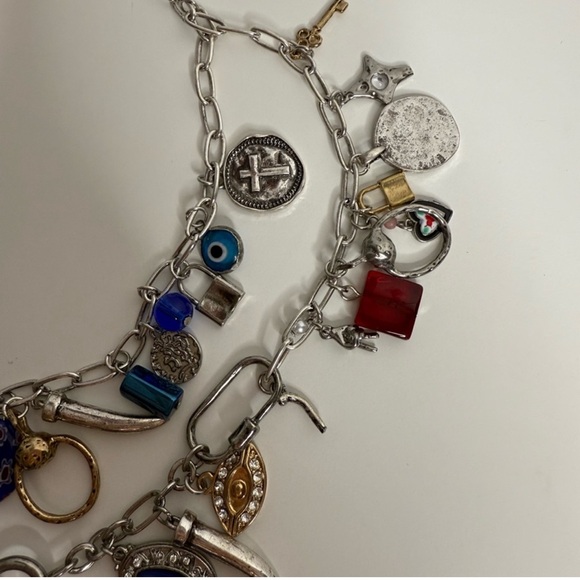 Free People Maximillion Charm Necklace. Cross My Heart. NWT!!! - Picture 8 of 8